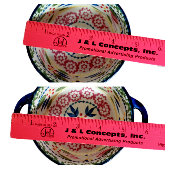 Temptations Old World Confetti Mini Casserole Baking Dish with Wire Rack 9 oz - Picture 7 of 10